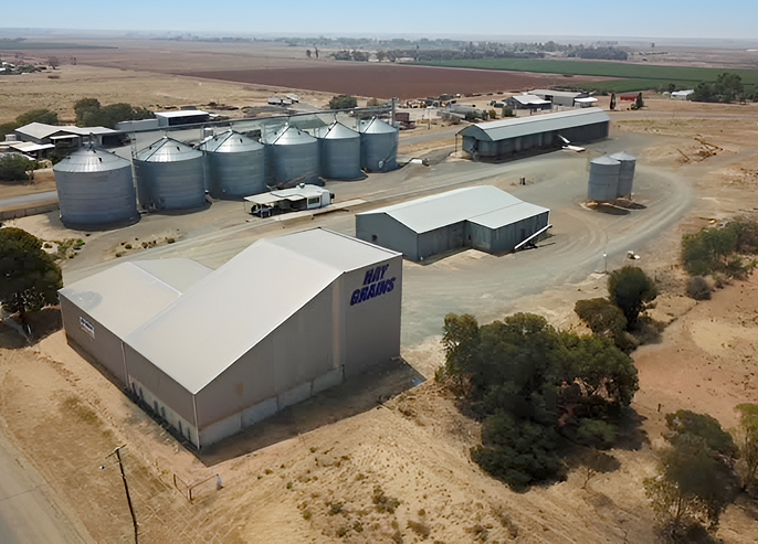 Kondos maize storage and processing facility